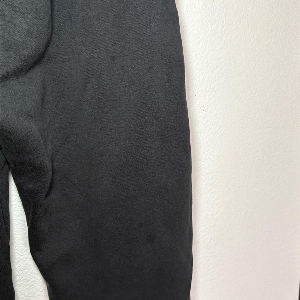 Women’s Wide Leg Baggy Black Sweat Pants size medium tall - Picture 6 of 6